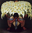 El Vendador de Alcatraces (The Vendor of Alcatraces) by Diego Rivera